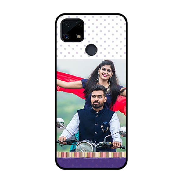 Realme Narzo 20 Photo Printing on Glass Case  - Cute Family Design