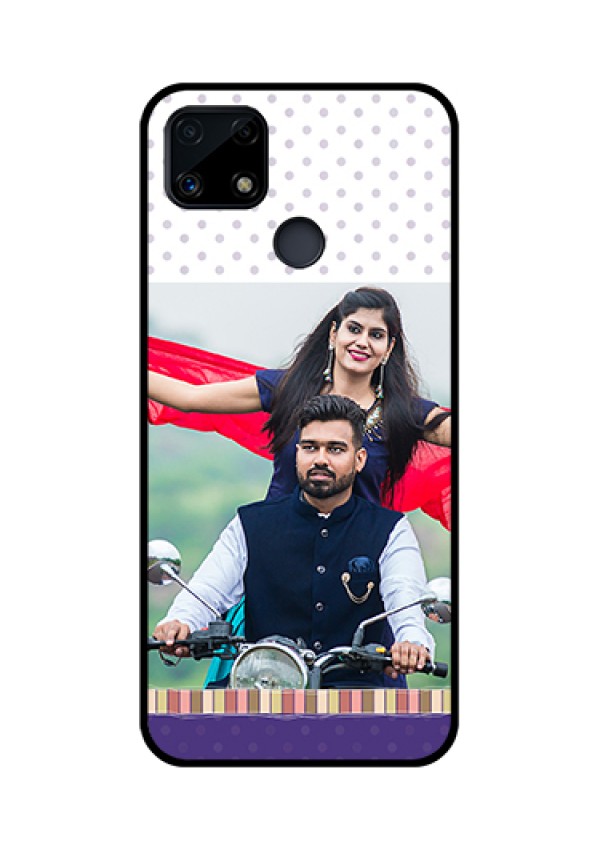 Realme Narzo 20 Photo Printing on Glass Case  - Cute Family Design