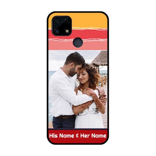 Realme Narzo 20 Custom Glass Mobile Case - Colorful Case Design Realme Narzo 20 Custom Glass Mobile Case - Colorful Case Design