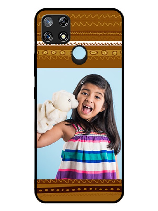 Custom Realme Narzo 20 Custom Glass Phone Case  - Friends Picture Upload Design 