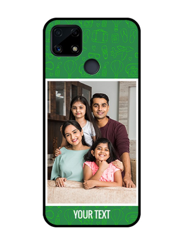 Custom Realme Narzo 20 Personalized Glass Phone Case  - Picture Upload Design