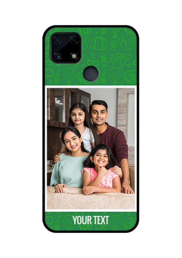 Realme Narzo 20 Personalized Glass Phone Case  - Picture Upload Design
