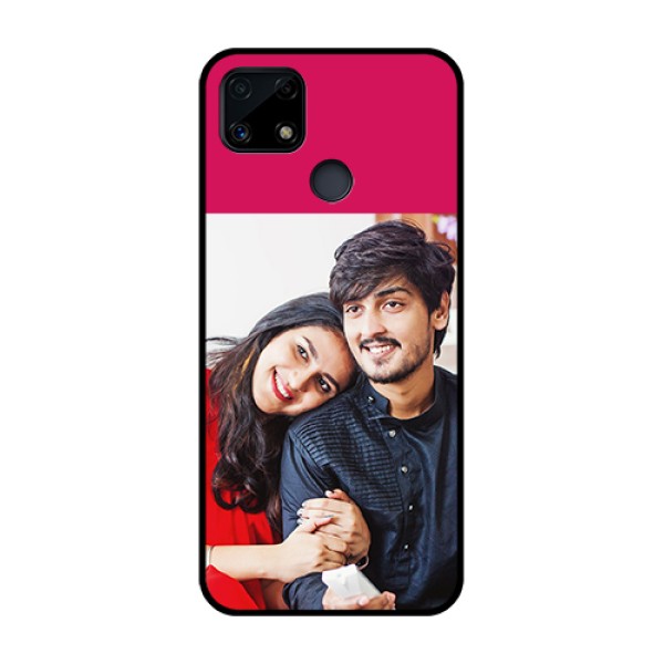 Realme Narzo 20 Custom Glass Mobile Case  - Anniversary Cover Design