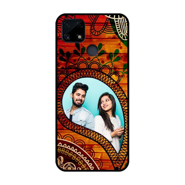 Realme Narzo 20 Personalized Glass Phone Case  - Abstract Colorful Design