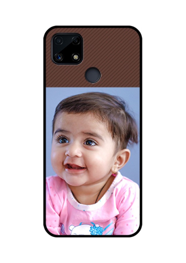 Realme Narzo 20 Custom Glass Mobile Case  - Elegant Case Design