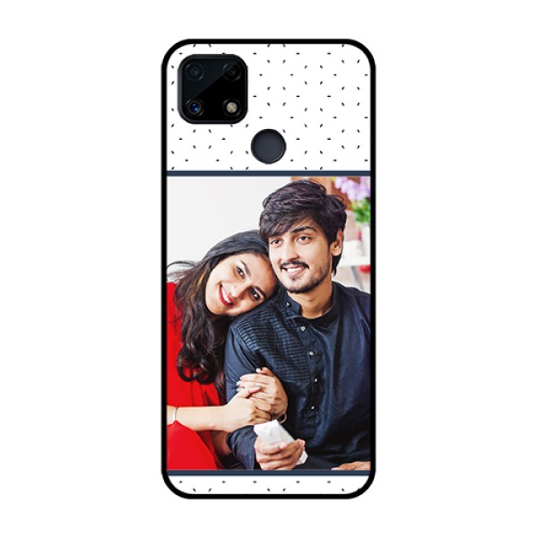 Realme Narzo 20 Personalized Glass Phone Case  - Premium Dot Design