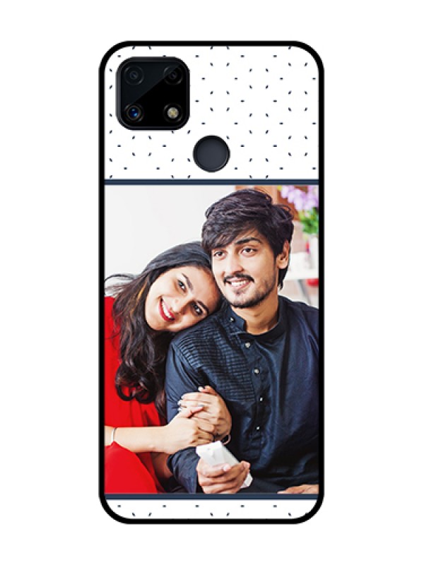 Custom Realme Narzo 20 Personalized Glass Phone Case  - Premium Dot Design