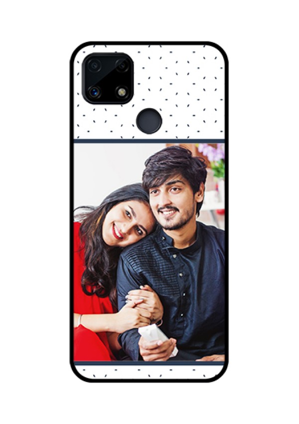 Realme Narzo 20 Personalized Glass Phone Case  - Premium Dot Design