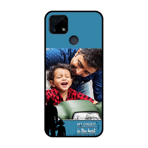Realme Narzo 20 Custom Glass Mobile Case - Best dad design Realme Narzo 20 Custom Glass Mobile Case - Best dad design