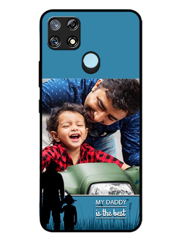 Custom Realme Narzo 20 Custom Glass Mobile Case  - Best dad design 