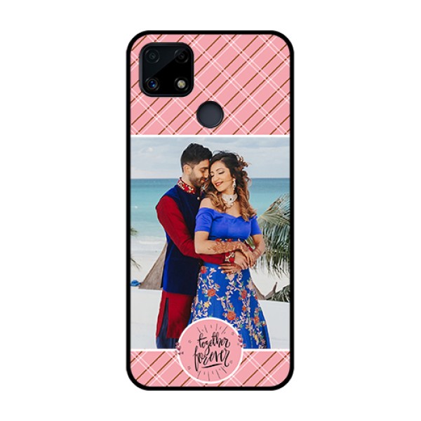 Realme Narzo 20 Personalized Glass Phone Case - Together Forever Design Realme Narzo 20 Personalized Glass Phone Case - Together Forever Design