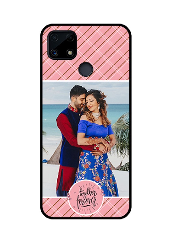 Realme Narzo 20 Personalized Glass Phone Case  - Together Forever Design