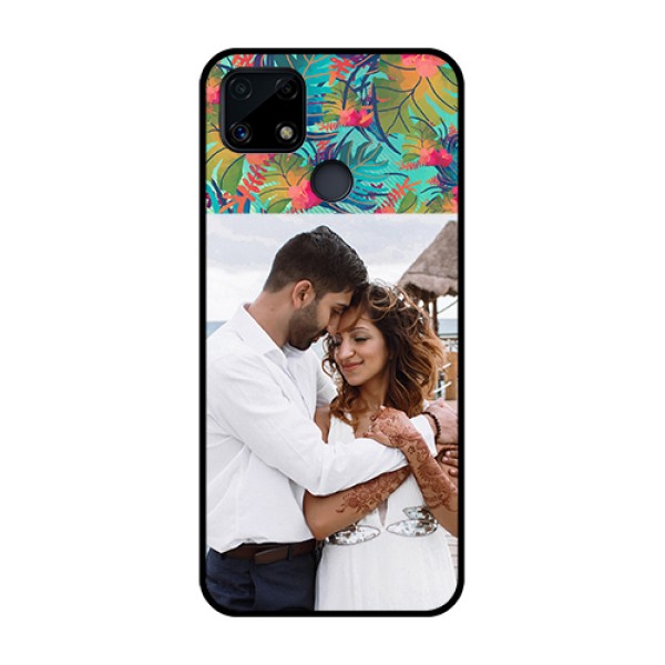 Realme Narzo 20 Photo Printing on Glass Case - Watercolor Floral Design Realme Narzo 20 Photo Printing on Glass Case - Watercolor Floral Design