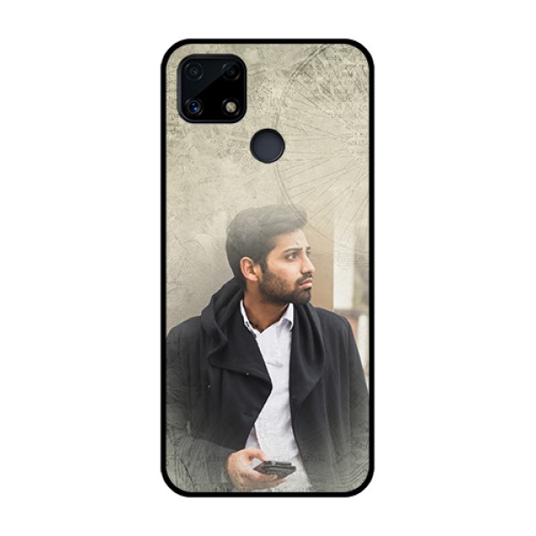 Realme Narzo 20 Custom Glass Phone Case - with vintage design Realme Narzo 20 Custom Glass Phone Case - with vintage design