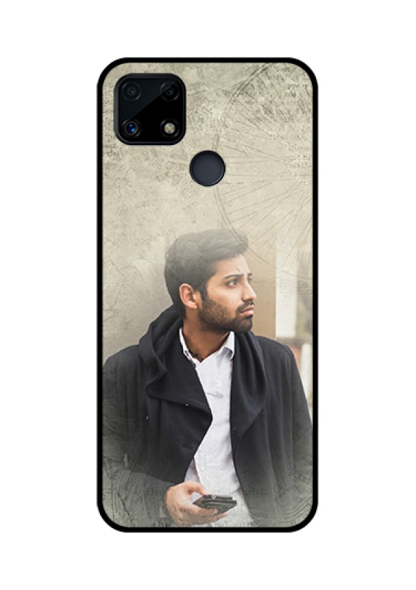 Realme Narzo 20 Custom Glass Phone Case  - with vintage design