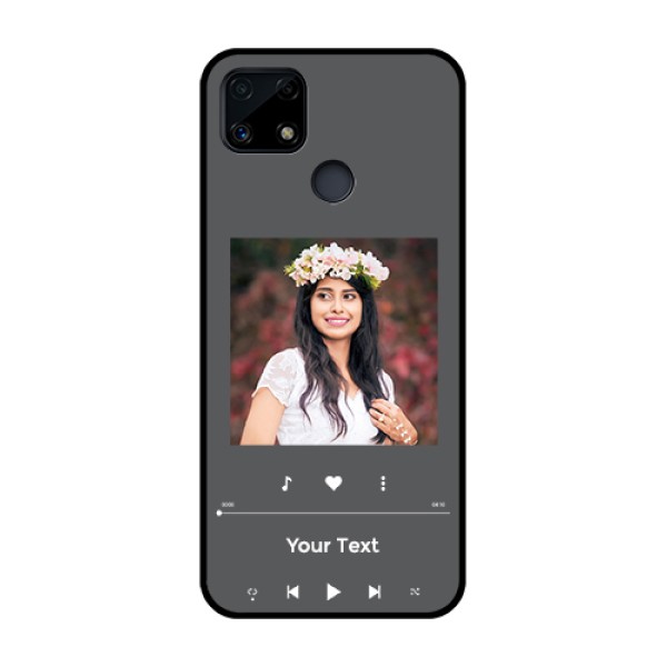 Narzo 20 Custom Glass Mobile Case - Play The Music Design