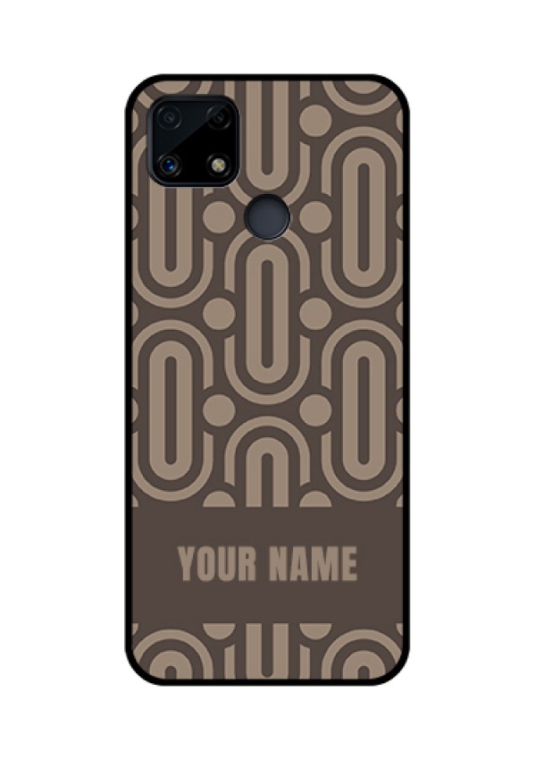 Narzo 20 Custom Glass Phone Case - Captivating Zero Pattern Design