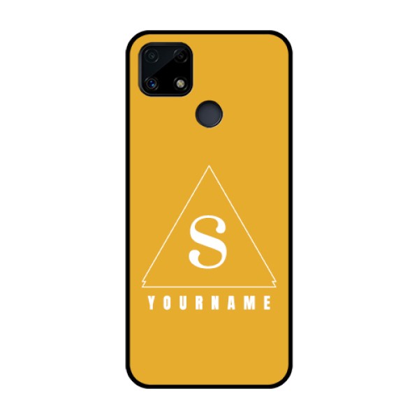 Narzo 20 Personalized Glass Phone Case - simple triangle Design Narzo 20 Personalized Glass Phone Case - simple triangle Design