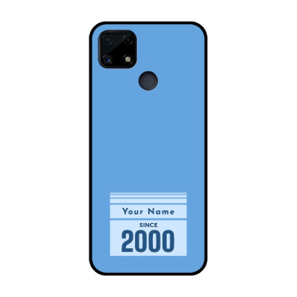 Narzo 20 Custom Glass Mobile Case - Custom Year of birth Design Narzo 20 Custom Glass Mobile Case - Custom Year of birth Design