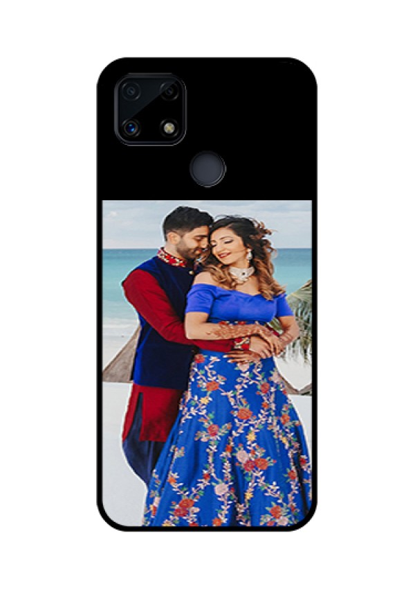 Narzo 20 Custom Glass Phone Case - Upload Full Picture With Custom Color Design
