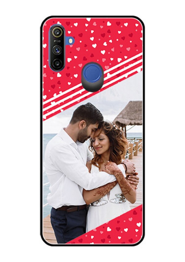 Narzo 20A Custom Glass Mobile Case  - Valentines Gift Design