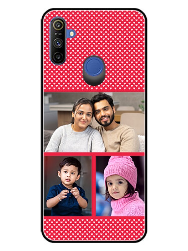 Custom Narzo 20A Personalized Glass Phone Case  - Bulk Pic Upload Design