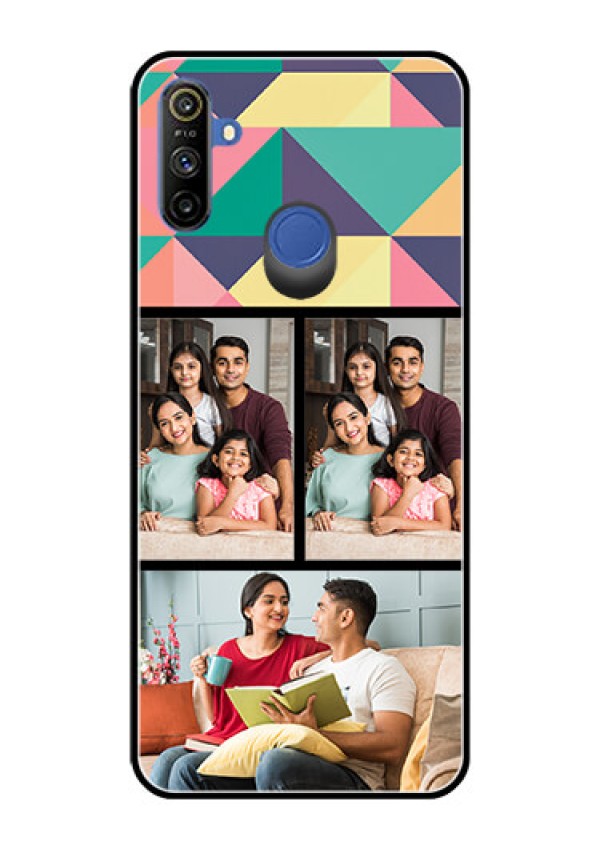 Narzo 20A Custom Glass Phone Case  - Bulk Pic Upload Design