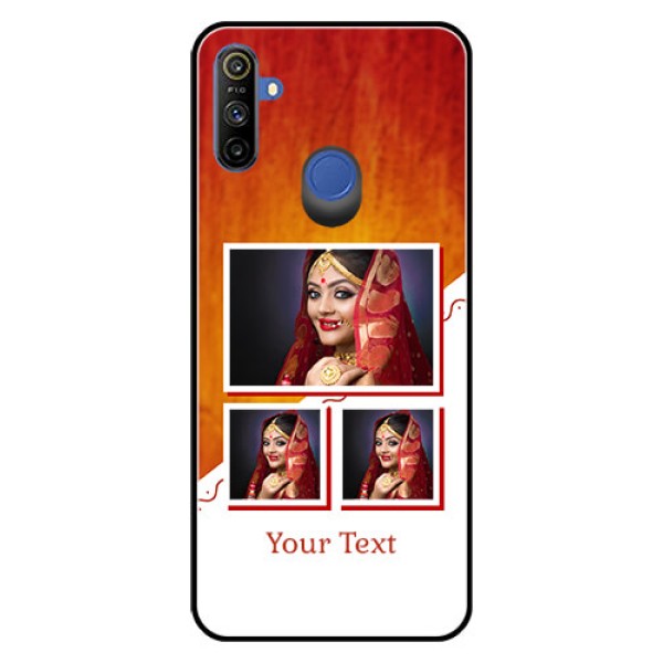Narzo 20A Custom Glass Phone Case  - Wedding Memories Design  