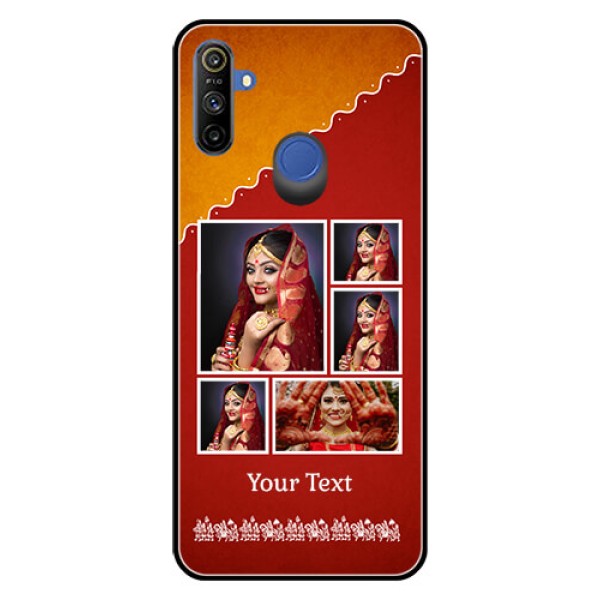 Narzo 20A Personalized Glass Phone Case  - Wedding Pic Upload Design