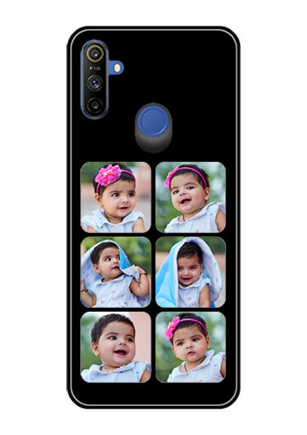 Narzo 20A Photo Printing on Glass Case  - Multiple Pictures Design