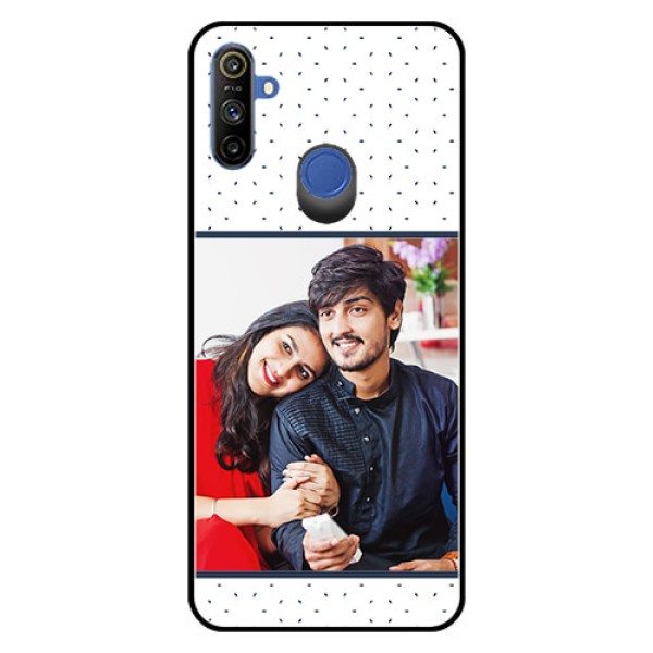 Narzo 20A Personalized Glass Phone Case  - Premium Dot Design