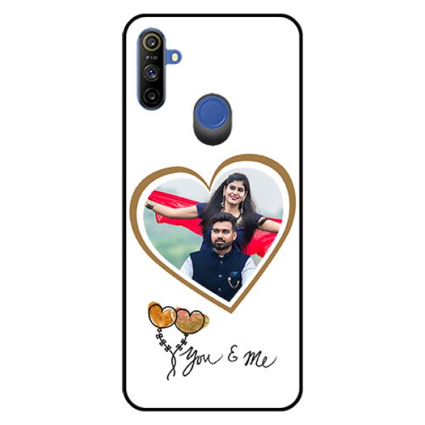 Narzo 20A Custom Glass Mobile Case  - You & Me Design