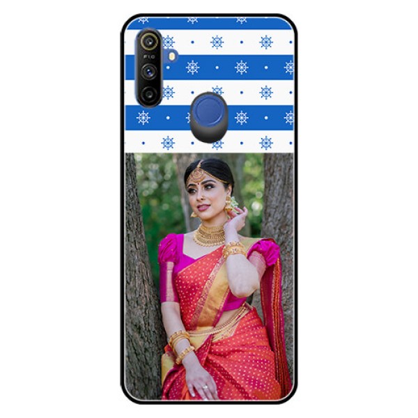 Narzo 20A Photo Printing on Glass Case  - Snow Pattern Design