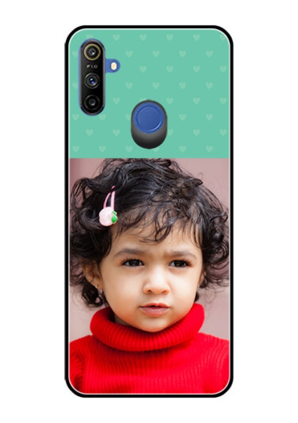 Narzo 20A Custom Glass Phone Case  - Lovers Picture Design