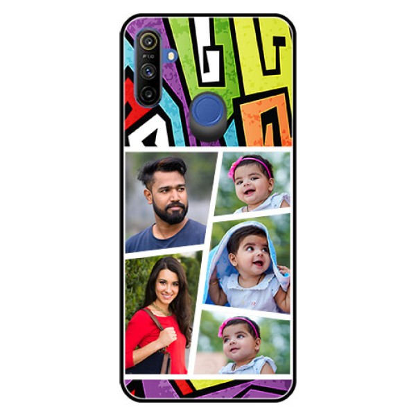 Narzo 20A Custom Glass Phone Case - Graffiti pattern Design Narzo 20A Custom Glass Phone Case - Graffiti pattern Design