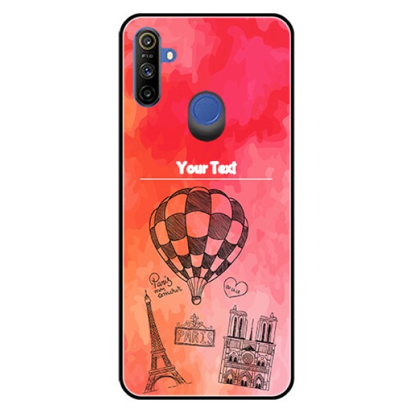 Narzo 20A Custom Glass Phone Case  - Paris Theme Design