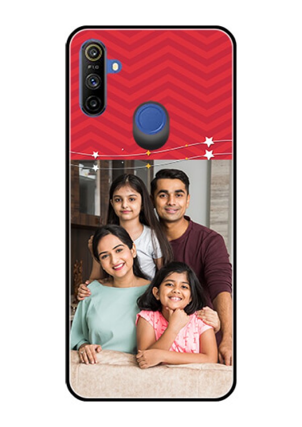 Narzo 20A Personalized Glass Phone Case  - Happy Family Design