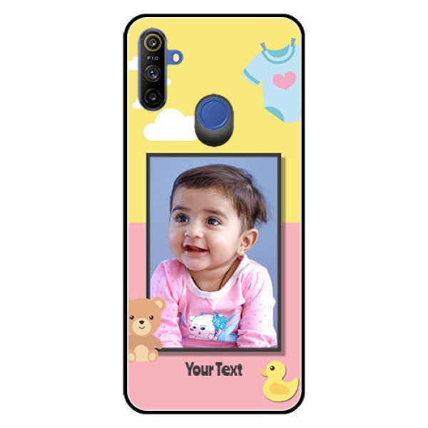 Narzo 20A Photo Printing on Glass Case  - Kids 2 Color Design
