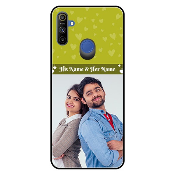 Narzo 20A Custom Glass Phone Case  - You & Me Heart Design