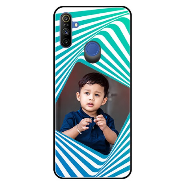 Narzo 20A Personalized Glass Phone Case - Abstract Spiral Design Narzo 20A Personalized Glass Phone Case - Abstract Spiral Design