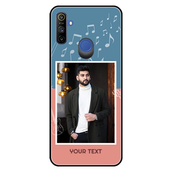 Narzo 20A Photo Printing on Glass Case - with Color Musical Note Design Narzo 20A Photo Printing on Glass Case - with Color Musical Note Design