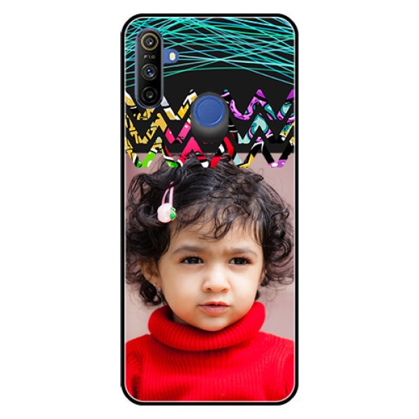 Narzo 20A Personalized Glass Phone Case  - Neon Abstract Design