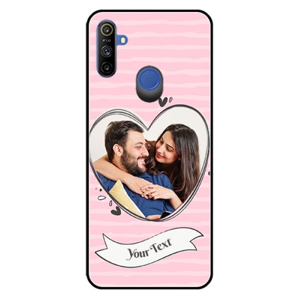 Narzo 20A Custom Glass Phone Case  - Vintage Heart Design