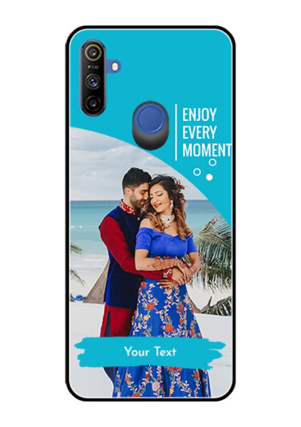 Narzo 20A Custom Glass Mobile Case  - Happy Moment Design