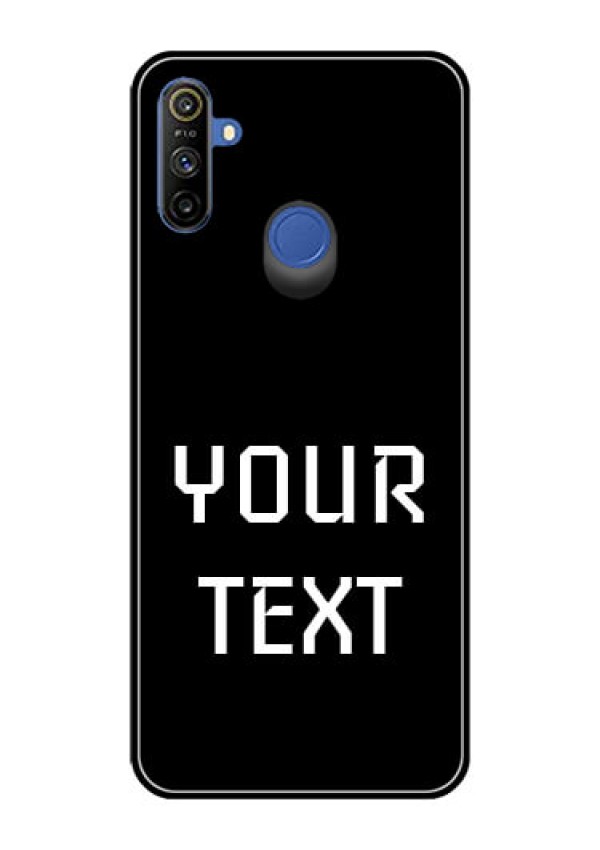 Narzo 20A Your Name on Glass Phone Case