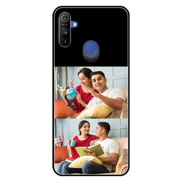 Narzo 20A 2 Images on Glass Phone Cover