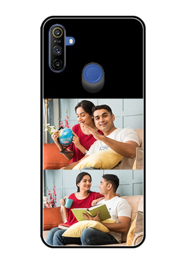 Narzo 20A 2 Images on Glass Phone Cover