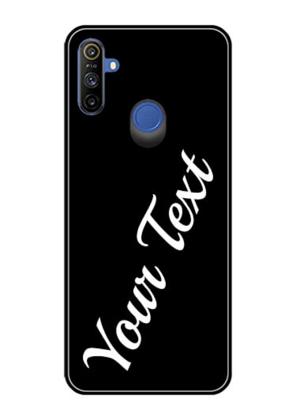 Narzo 20A Custom Glass Mobile Cover with Your Name