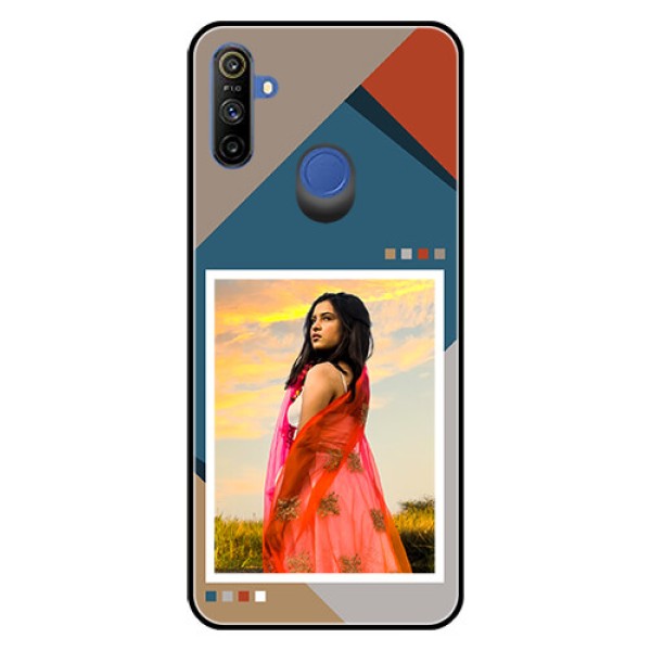 Narzo 20A Personalized Glass Phone Case - Retro color pallet Design Narzo 20A Personalized Glass Phone Case - Retro color pallet Design