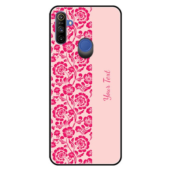 Narzo 20A Custom Glass Phone Case - Attractive Floral Pattern Design